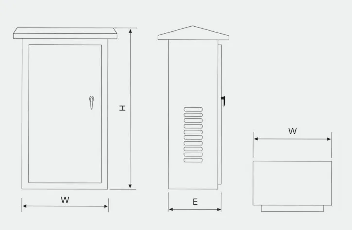 Наружный распределительный шкаф из нержавеющей стали (4)